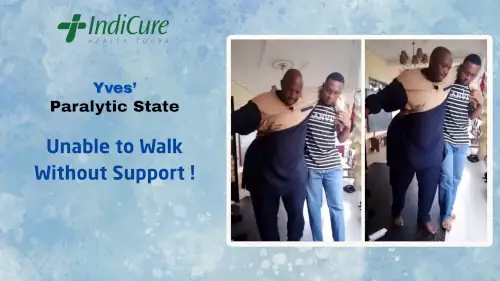 Yves' Paralytic State Before Neurological Treatment in India Yves' Paralytic State Before Neurological Treatment in India